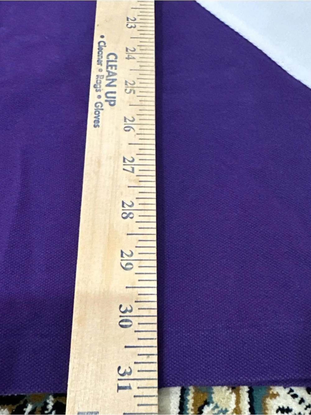 Ralph Lauren Purple Polo with White Diagonal Sash